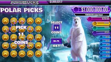 arctic gems powerbucks slot machine 
