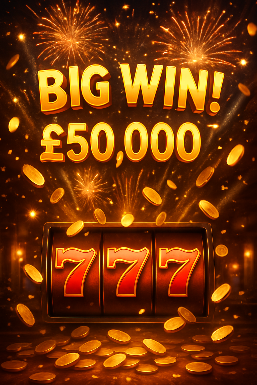 Lucky Sevens big win celebration